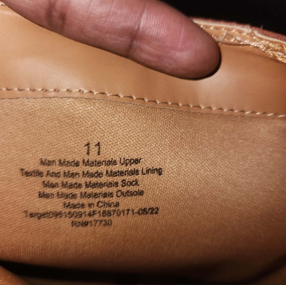 Tan Faux Leather Wide Calf Boots